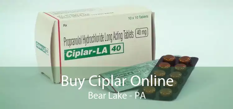 Buy Ciplar Online Bear Lake - PA
